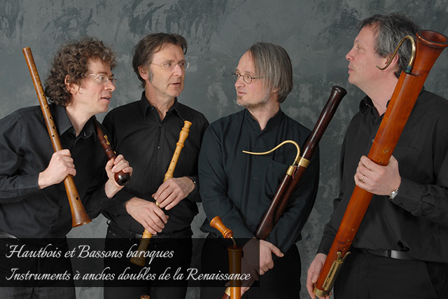 Hautbois et Bassons baroques - Instruments à anches doubles de la Renaissance